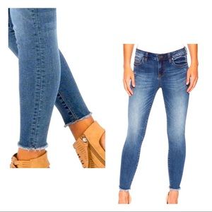 Kut from the Kloth Connie Ankle Skinny Fray Hem Jeans